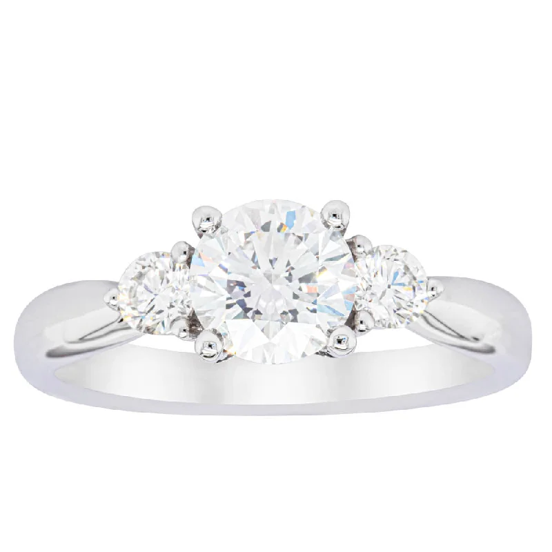 18ct White Gold 1.01ct Diamond Elysian Ring