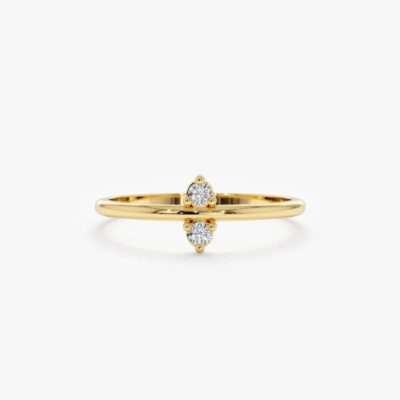 Minimalist Diamond Ring , Aliz