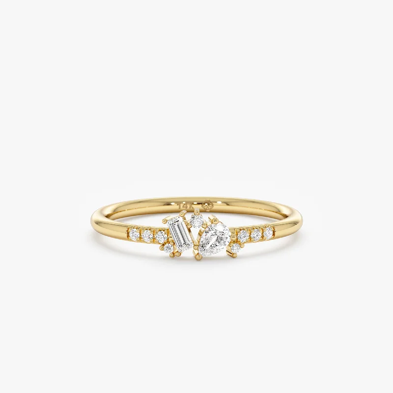 Petite Diamond Cluster Ring, Lenke