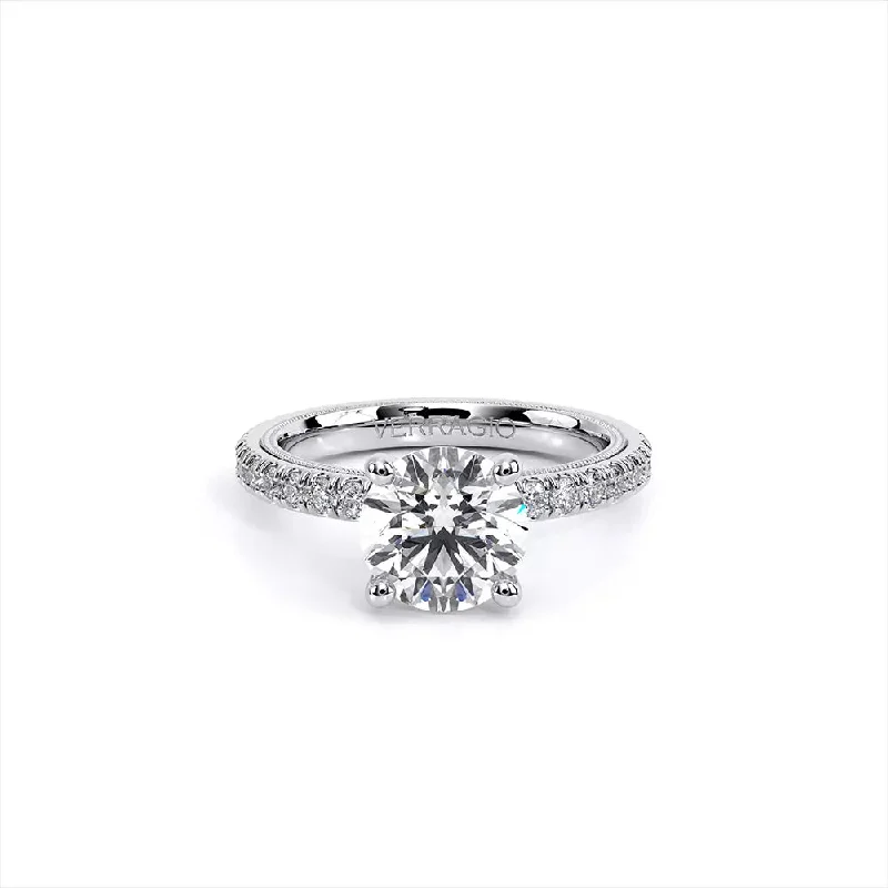 Dainty And Elegant Jewelry Now At Reduced Prices Verragio Tradition 14k Round Diamond Solitaire Engagement Ring