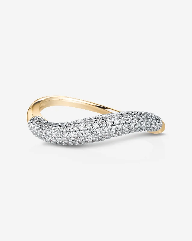 Petite Pavé Movement Cloud Ring