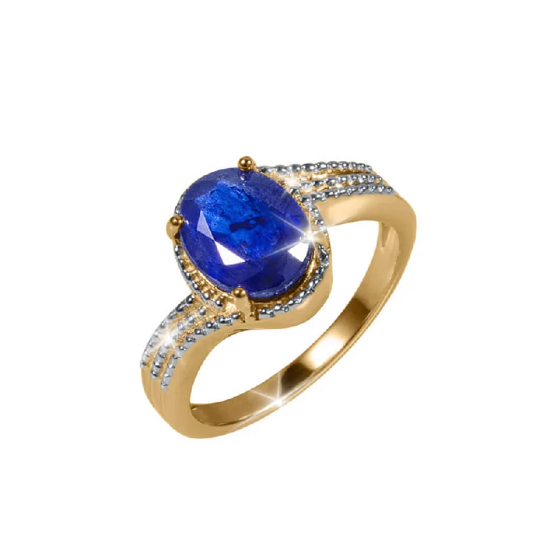 Twisted Embrace Sapphire Ring