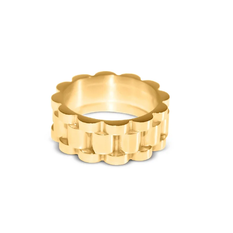 Flash Sale On Stunning Jewelry – Limited Stock Available Gold Chain Links Ring