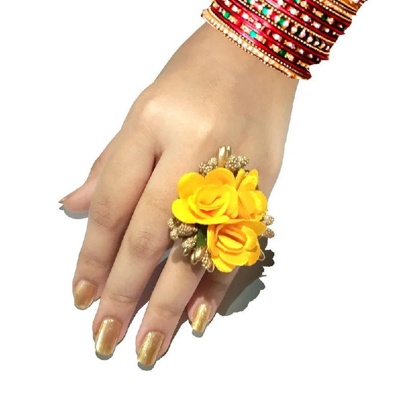 Classic And Modern Jewelry Styles On Sale Kavyas Kreation Floral Ring