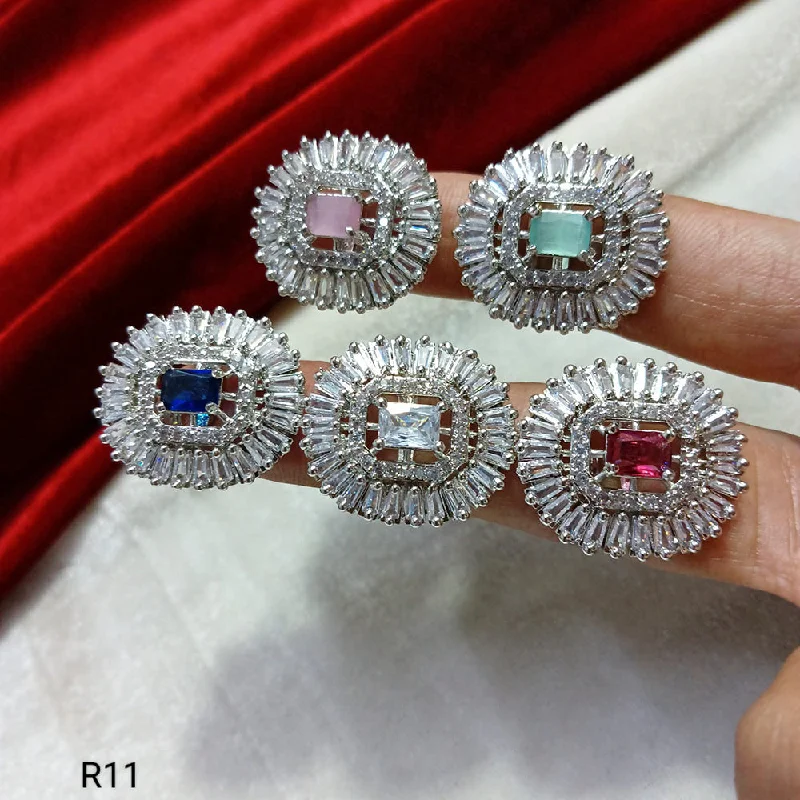 Jewelry Flash Sale – Stylish Designs At Unbeatable Rates Manisha Jewellery Silver Plated AD Stone Rings