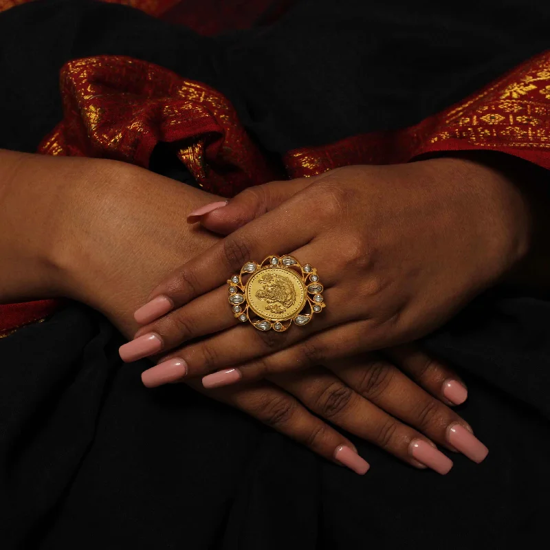 Flash Sale On Stunning Jewelry – Don't Miss Out Silver Kuber Kundan Ring