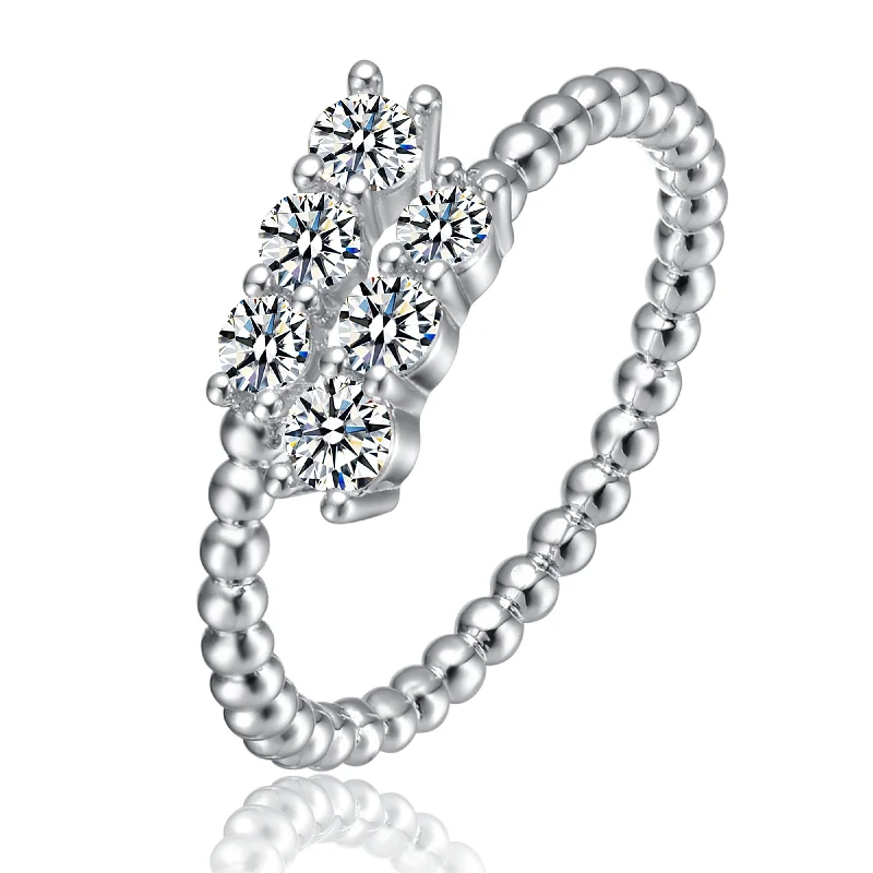 Limited-Time Offer On Elegant Jewelry Pieces Anne Coiled Bead Stacking Ring