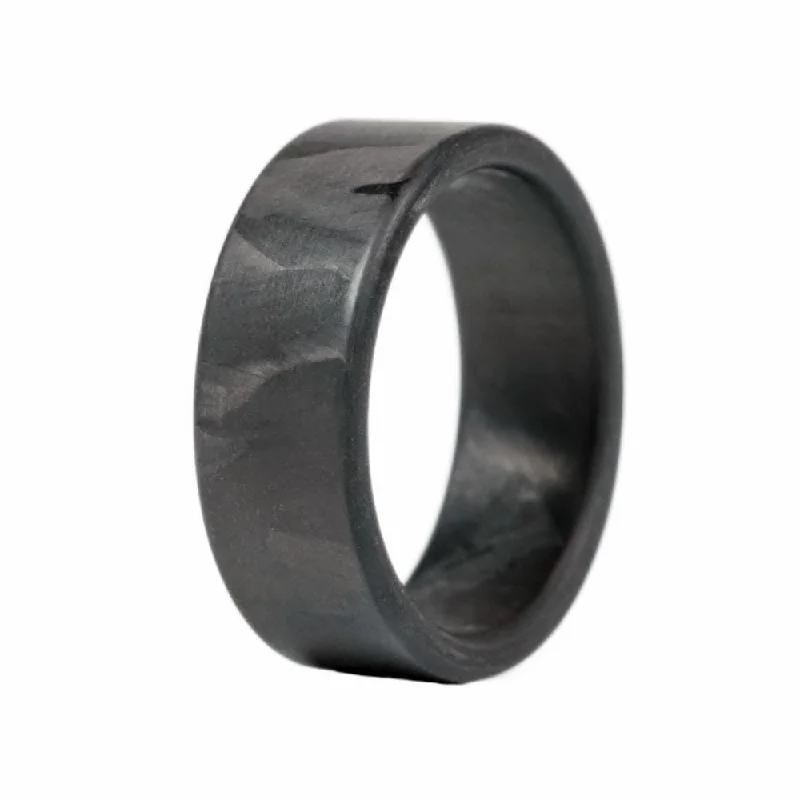 The Ranger - Men's Black Carbon Fiber Wedding Ring