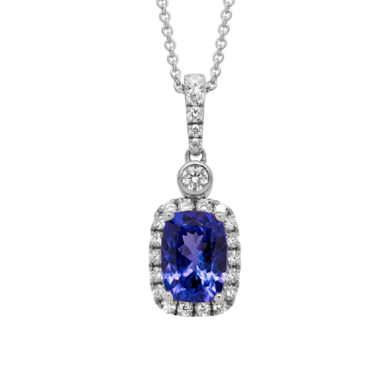 Your Dream Jewelry At Dream Prices – Shop Now 14k Tanzanite & Diamond Pendant Necklace
