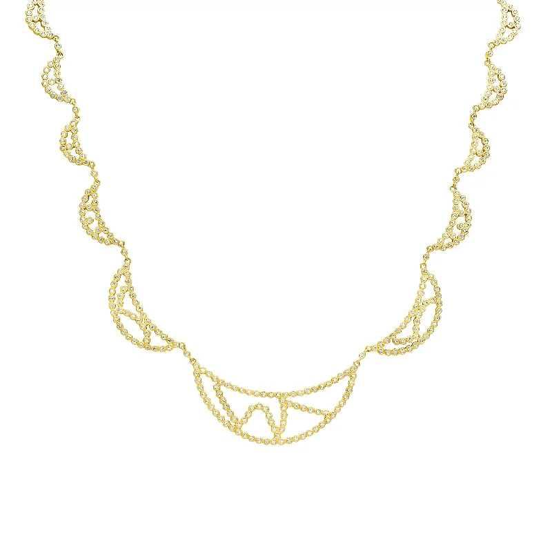 Timeless Elegance, Temporary Discounts – Act Fast Cut-Out Bib Necklace