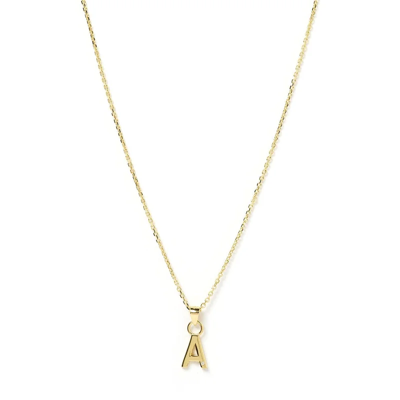 Shop Elegant Jewelry At Unbeatable Prices Initial Gold Charm Necklace