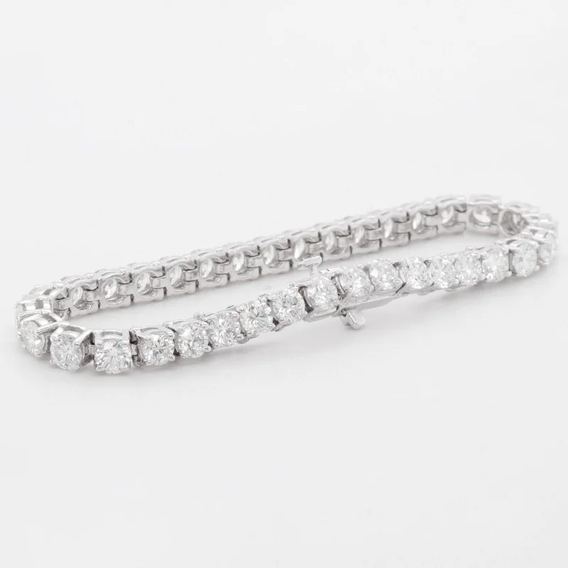 Best Jewelry Sale – Shop Exclusive Designs Now 14k White Gold Diamond Tennis Bracelet 12.27ctw G SI1 6.50" 18.9g