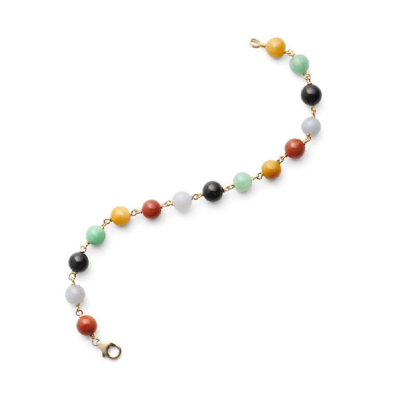 Unmissable Discounts On Timeless Jewelry Pieces Multicolor Jade Bracelet