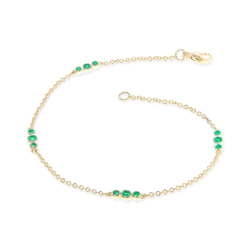 Best-Selling Jewelry Now Available At Special Deals Triplets Bracelet in Emeralds