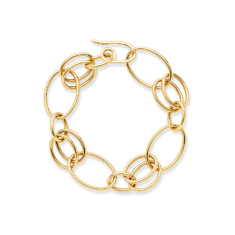 Seasonal Jewelry Sale – Upgrade Your Style Today Gold Double Link Bracelet