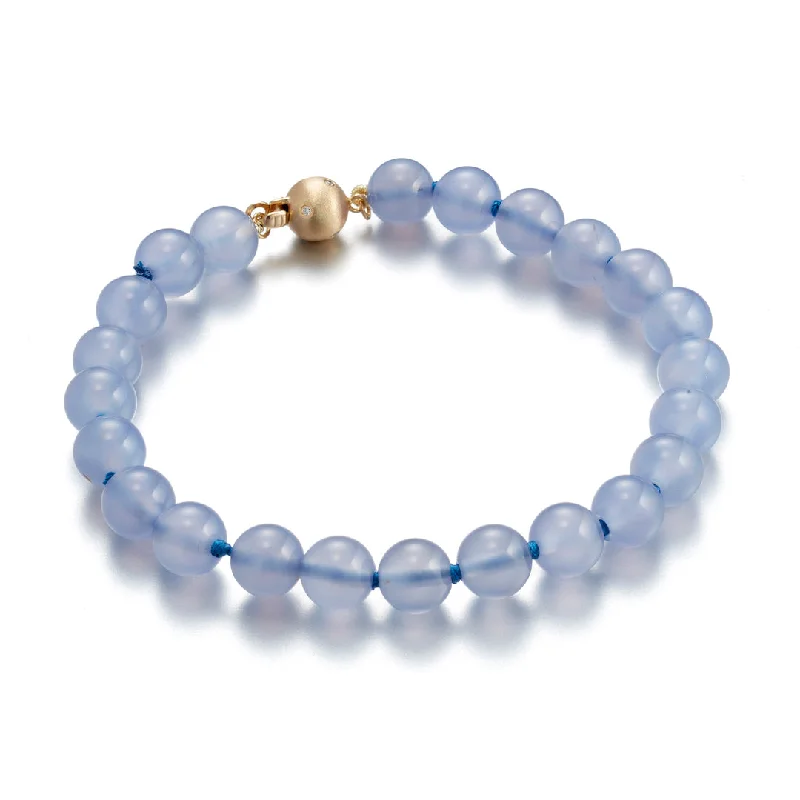 Make Your Outfit Shine With Discounted Jewelry Laguna Bracelet in Chalcedony & Diamonds