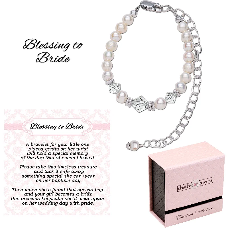 Affordable Elegance – Special Jewelry Sale Now Live Blessing to Bride Sterling Silver Baby Bracelet