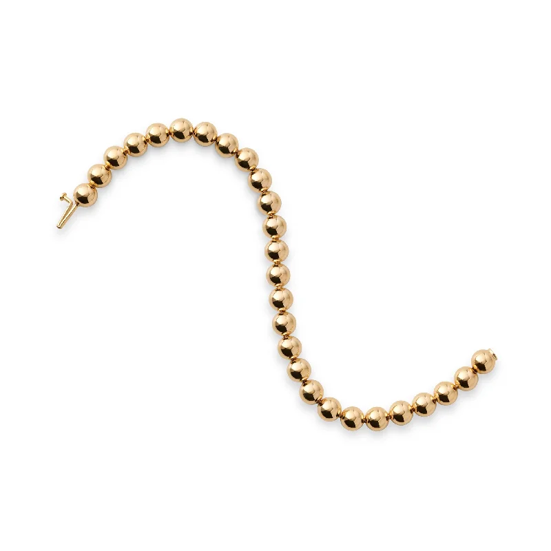 Buy More, Save More – Special Jewelry Discounts 7mm Gold Bead Bracelet