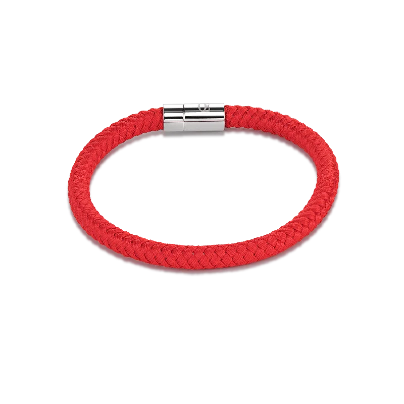 Unmissable Discounts On Timeless Jewelry Pieces Bracelet textile braided red