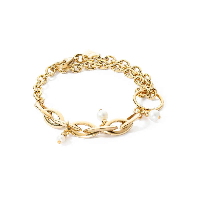 Shop Signature Jewelry Styles At Exclusive Prices Bracelet Y Navette Freshwater Pearls gold