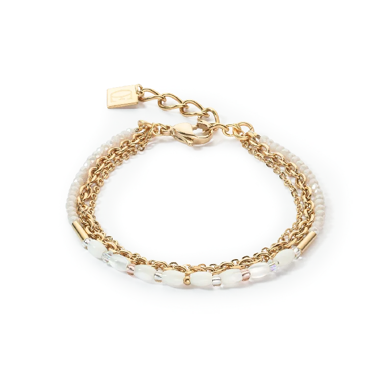 Last Chance To Shop High-End Jewelry At Markdown Prices Brilliant Square Layer bracelet gold