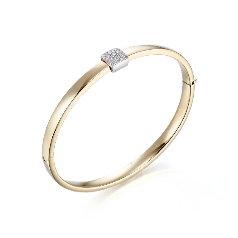 Handcrafted Beauty At Affordable Prices Diamond Square Stackable Bangle