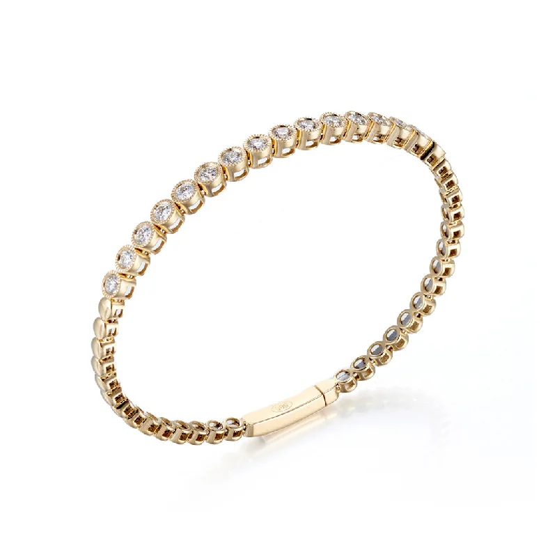 Jewelry Sale – Exclusive Styles At Lower Prices Flexible Gold & Diamond Bangle