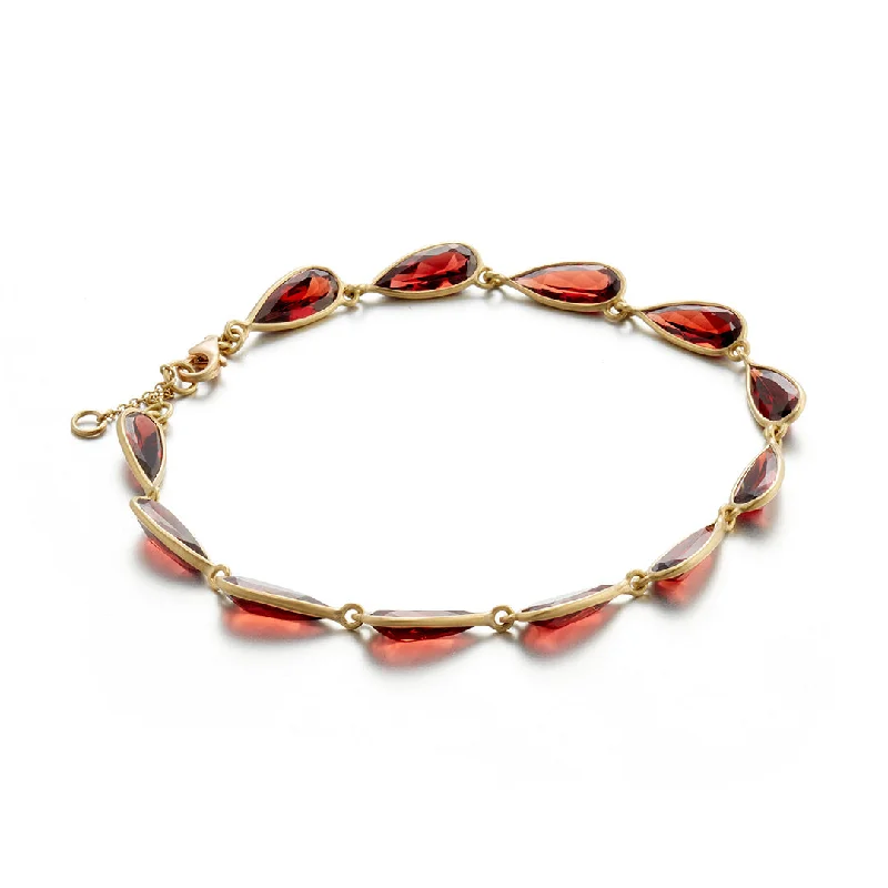 Seasonal Jewelry Clearance – Best Styles At The Lowest Prices Garnet Teardrop Bracelet