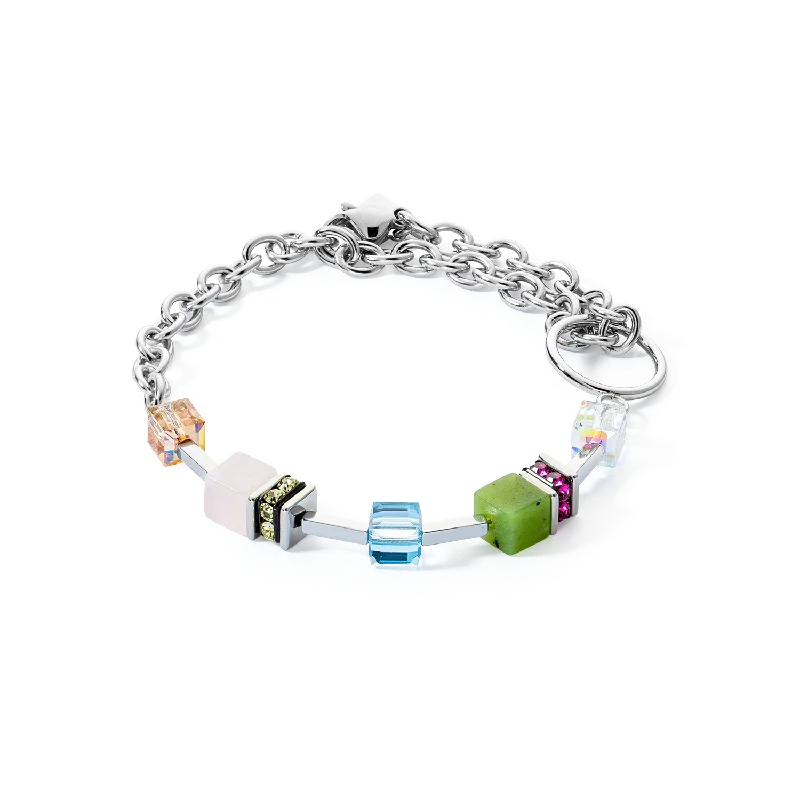 The Perfect Jewelry Piece At The Perfect Price GeoCUBE® Iconic Boho bracelet silver-multicolour