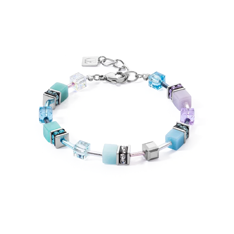 The Ultimate Jewelry Sale – Shop Premium Styles GeoCUBE® Iconic bracelet aqua-lilac