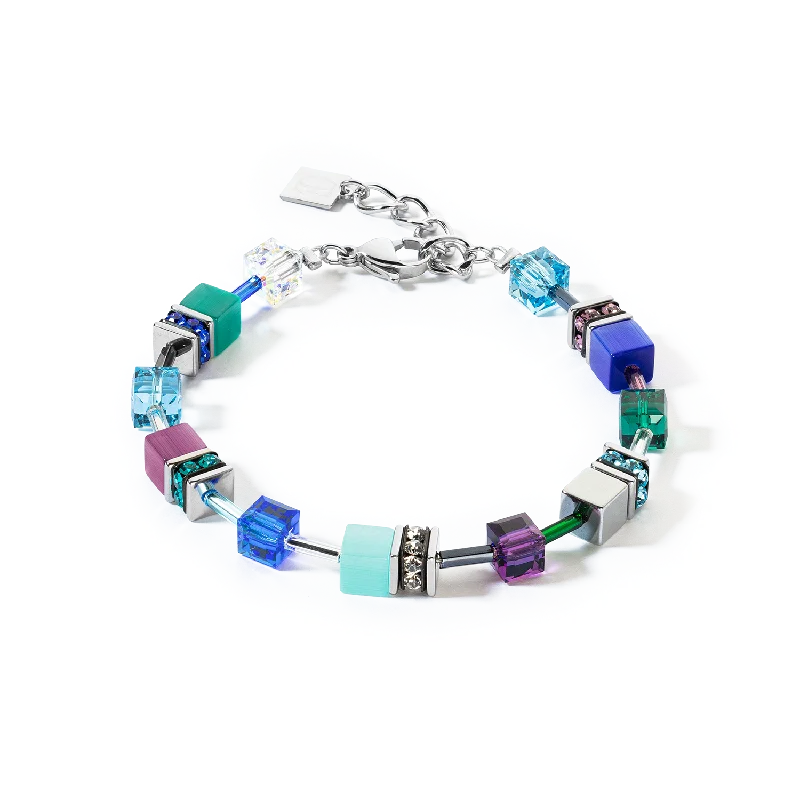 Handcrafted Beauty At Affordable Prices GeoCUBE® Iconic bracelet turquoise lilac