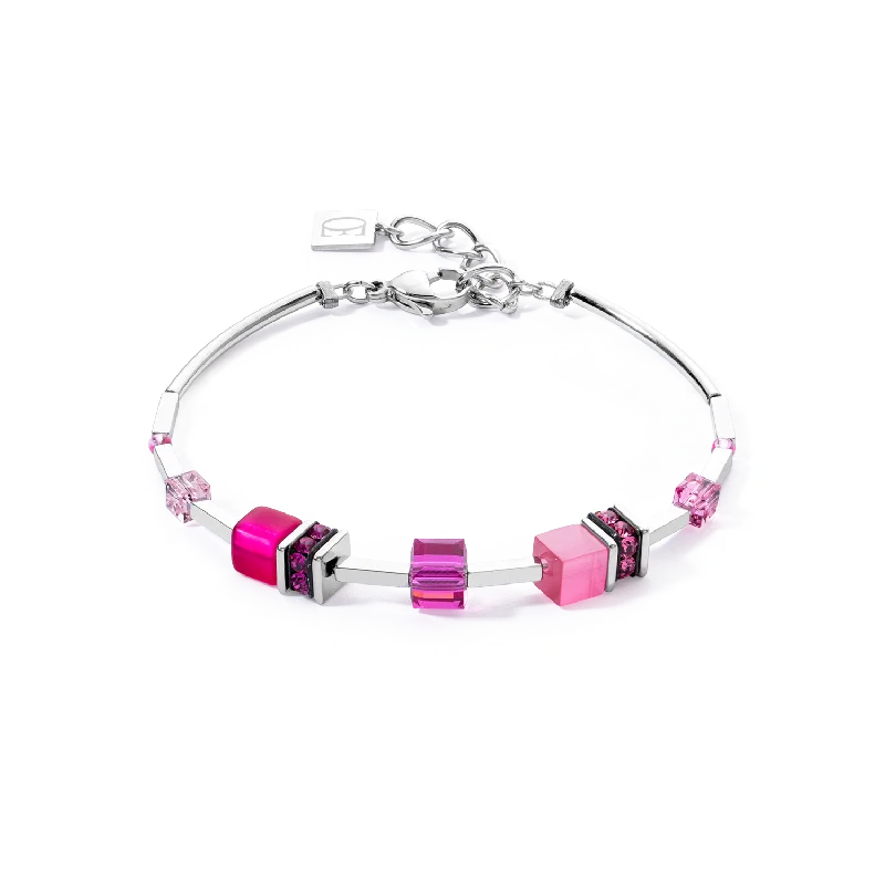 Flash Sale On Elegant Jewelry – Don't Miss Out GeoCUBE® Iconic Lite Bracelet magenta