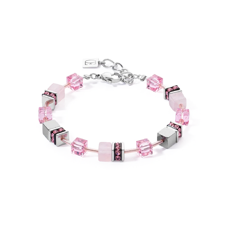 Make Your Outfit Shine With Discounted Jewelry GeoCUBE® Iconic Precious bracelet rose