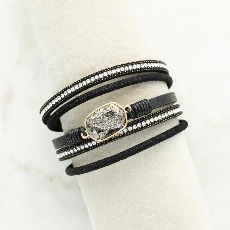 Exclusive Jewelry Sale – Limited-Time Discounts If It Makes You Happy Bracelet - Black