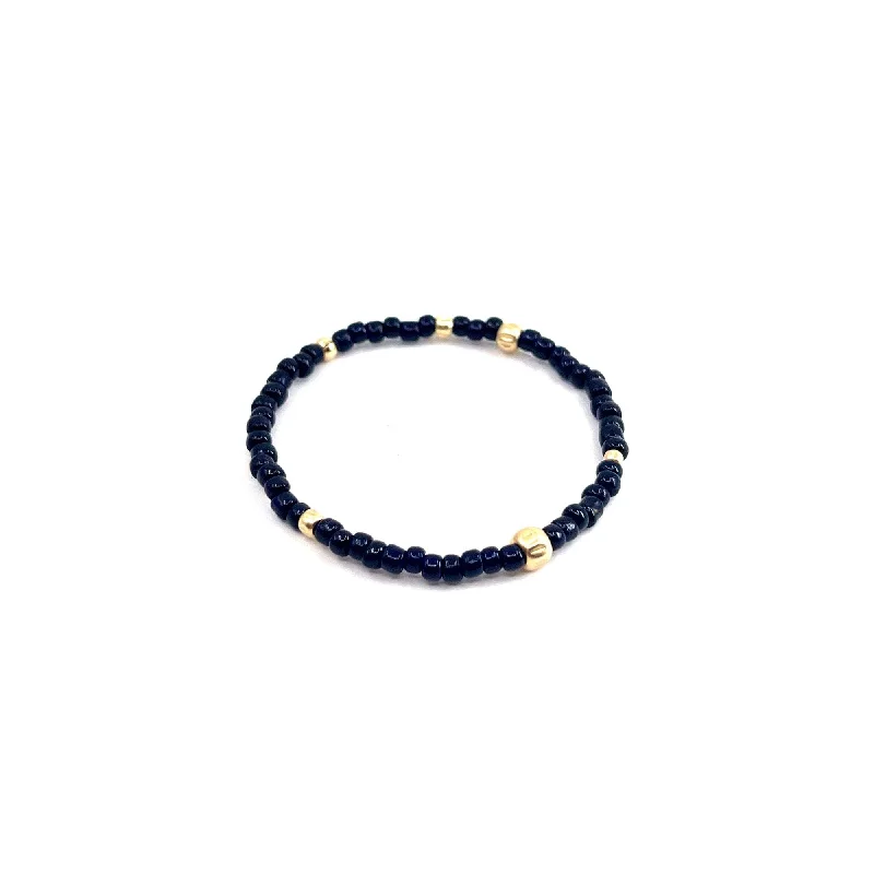 Timeless Beauty, Unbeatable Deals – Jewelry Sale On Ona Black 14K Goldfilled Bracelet w. Gemstones