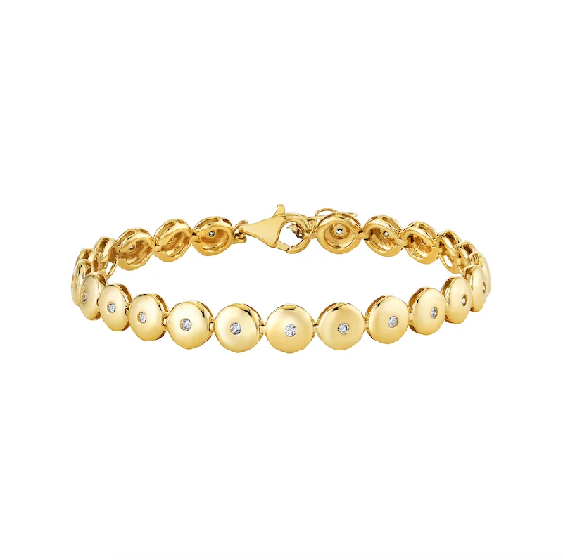 Unmissable Jewelry Clearance – Final Reductions Oversized Bezel Tennis Bracelet