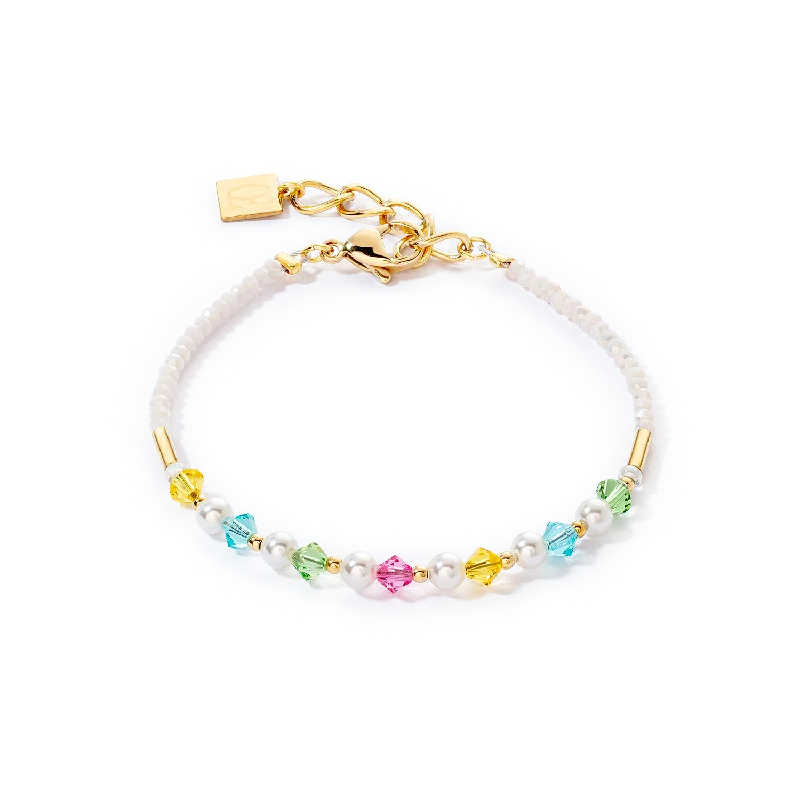 Affordable Luxury Jewelry – Style At A Great Price Princess Pearls bracelet gold multicolour