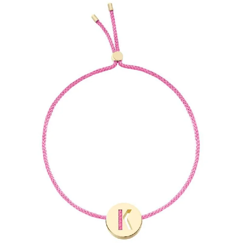 Elegant Rose Gold Jewelry For A Stylish Touch ABC's - K 18K Gold Plated Bracelet