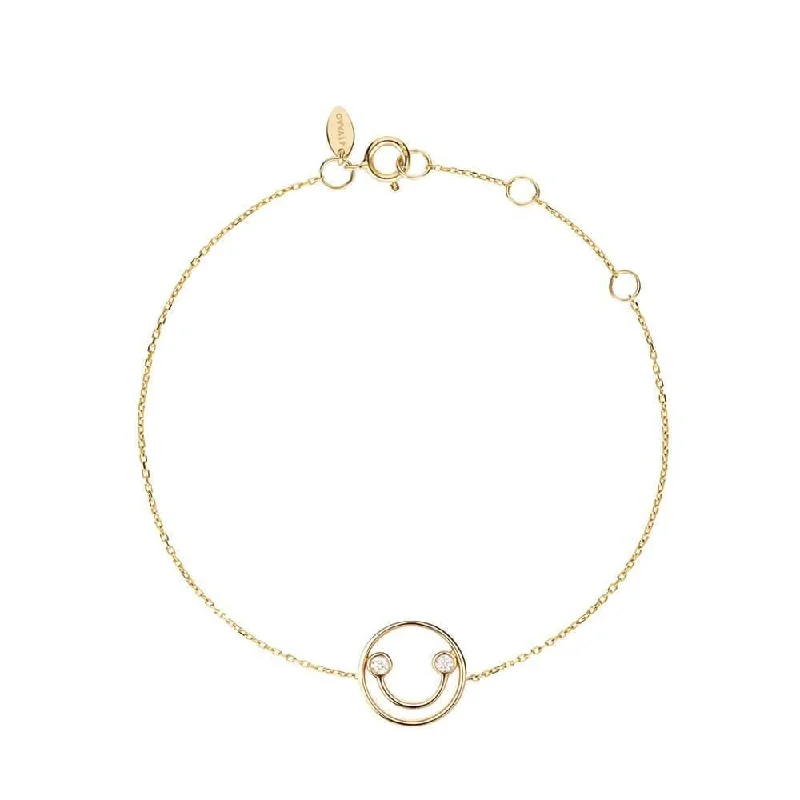 Your Perfect Accessory Now At The Best Price PETIT Belle 14K Gold Bracelet w. Diamond