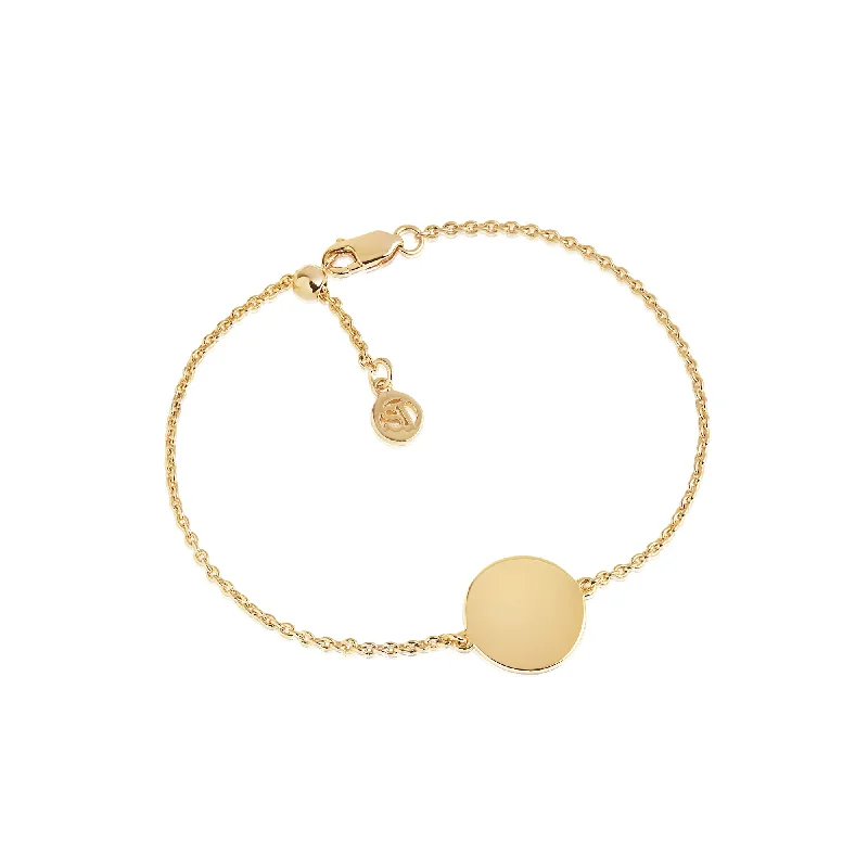 Affordable Glamour – Premium Jewelry For Less Follina Pianura Gold Plated Bracelet w. Sif Jakobs logo