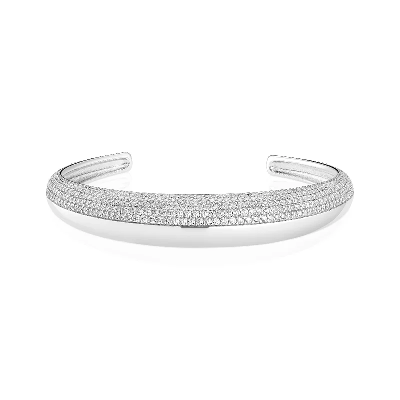 Shop Dazzling Jewelry At The Best Prices Fasano Silver Bangle w. Zirconia