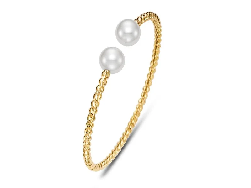 Premium Jewelry, Premium Discounts – Act Fast Sorrento Woven Pearl Cuff Bracelet