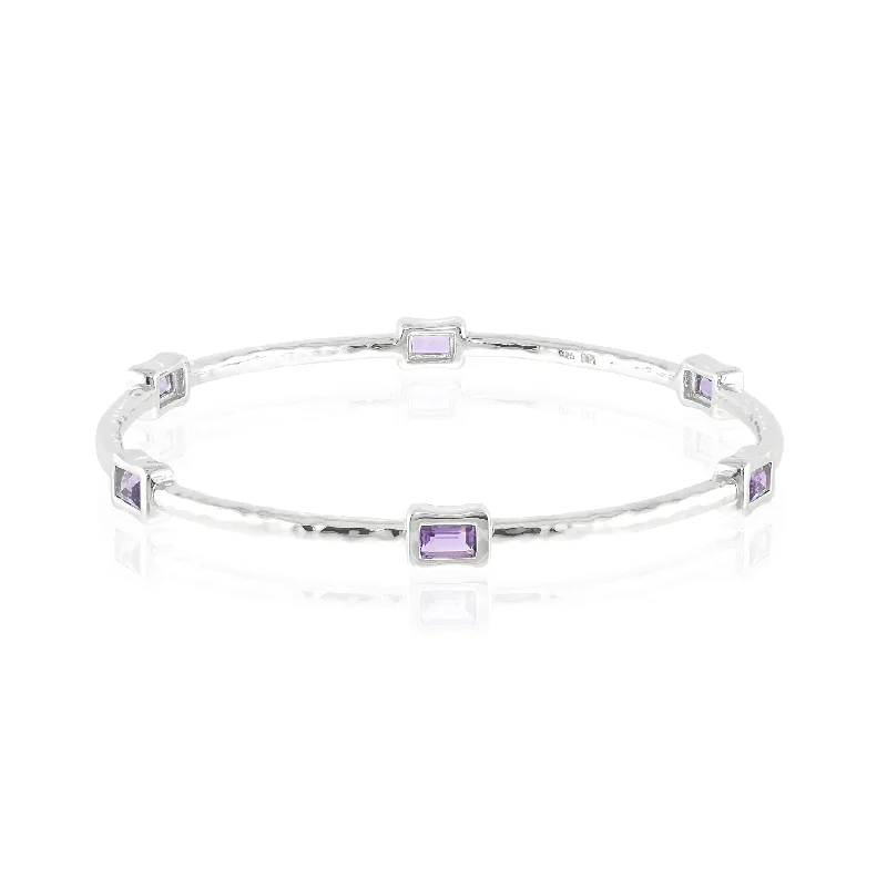 Fashion-Forward Jewelry At Incredible Prices Amethyst Stacking Bangle