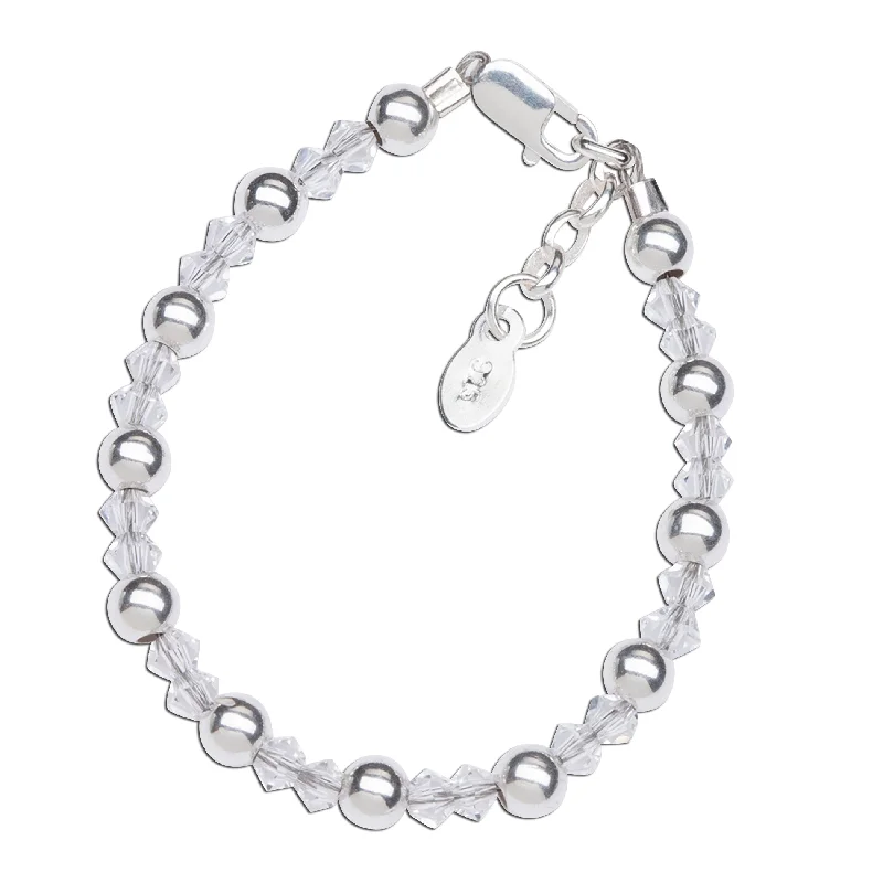 Fashion-Forward Jewelry At Incredible Prices Stella - Sterling Silver Bracelet for Child with Sparkling Crystals