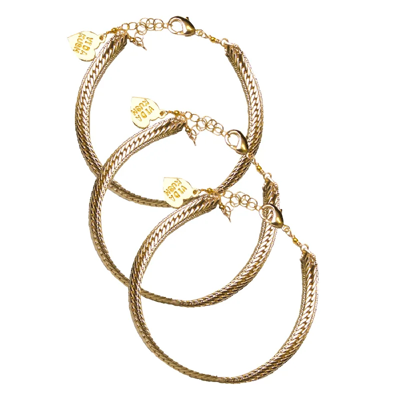 Sparkle For Less – Shop Jewelry Deals Now Triple Threat Bracelet