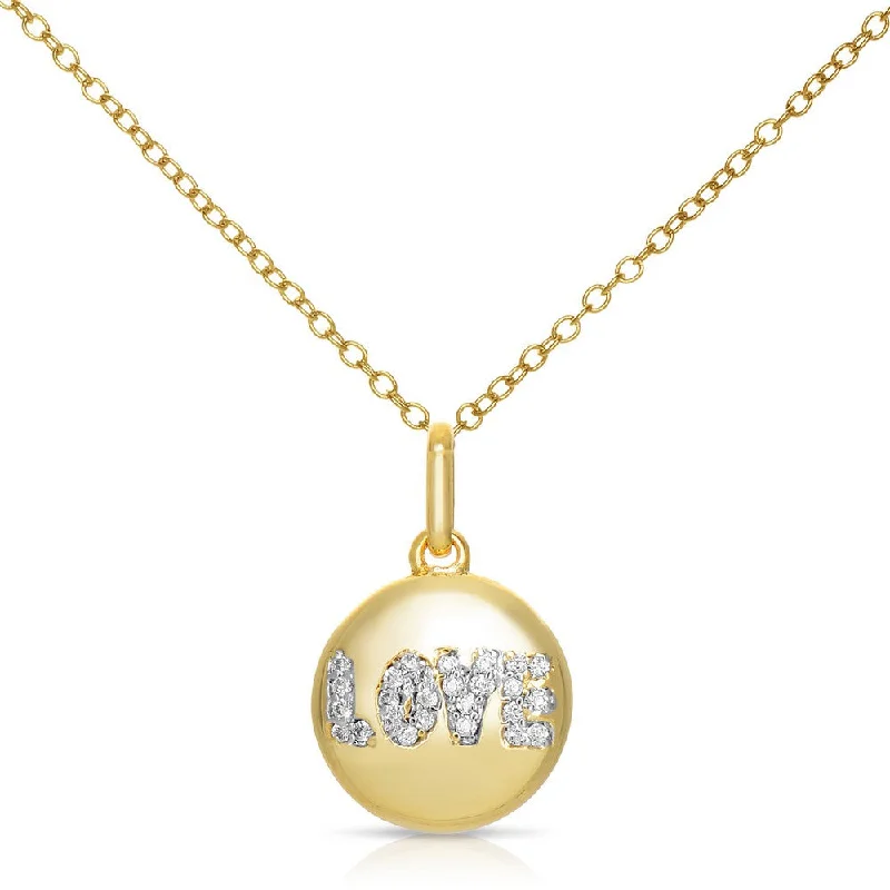 Louise Retro Golden Love Pendant