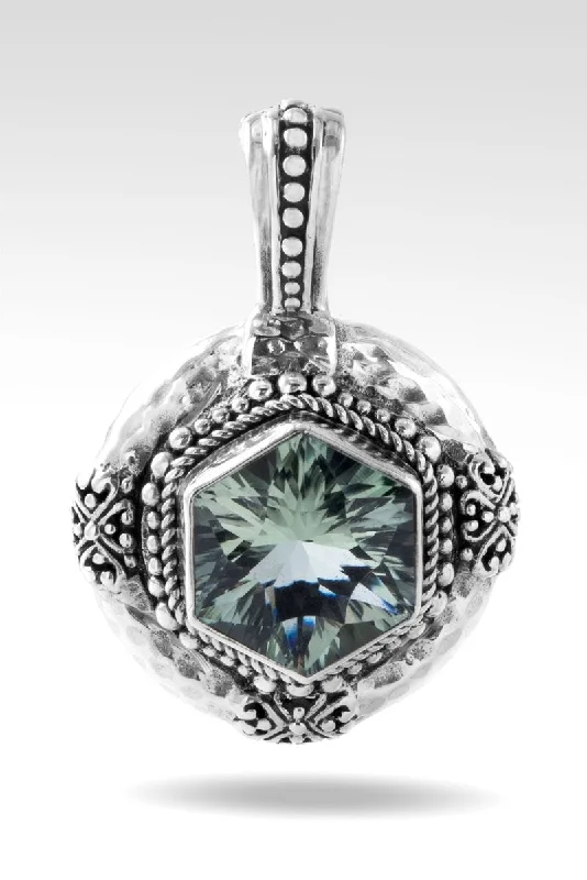 Embrace Imperfection Pendant™ in Prasiolite