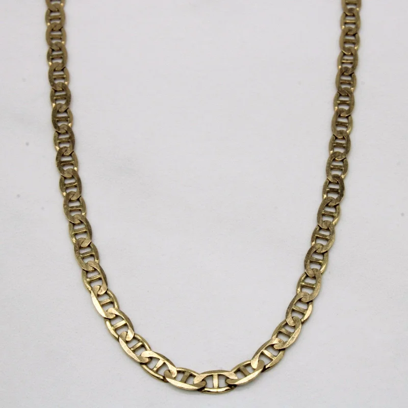 10k Yellow Gold Anchor Link Chain | 18" |