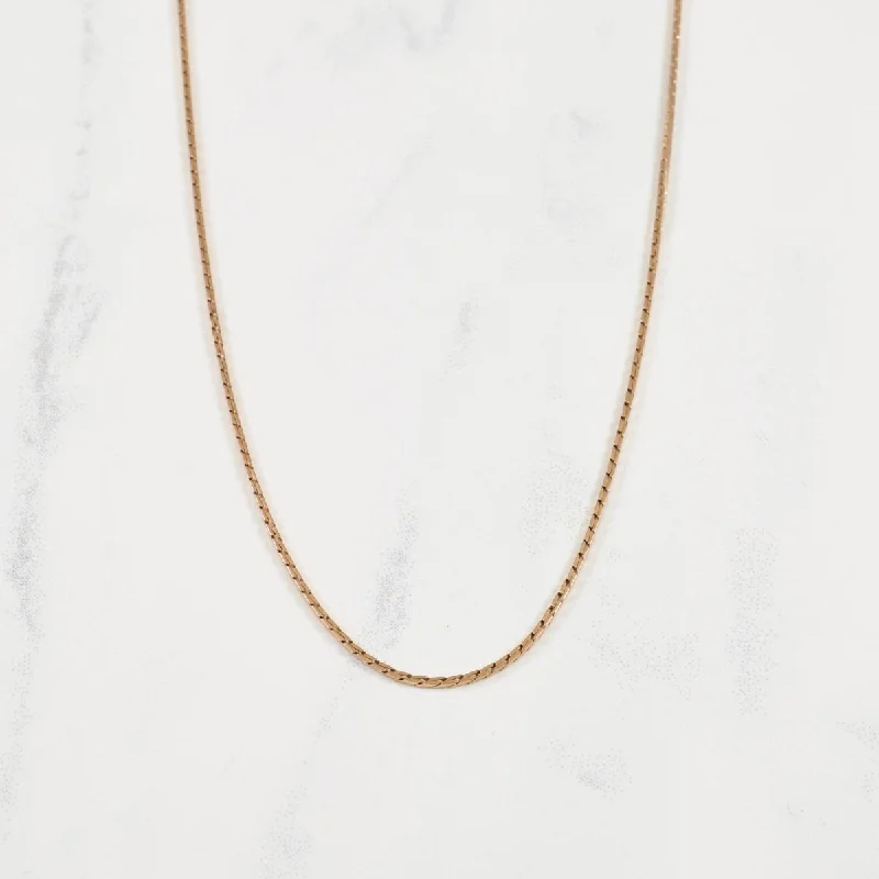 10k Yellow Gold Chain | 20" |