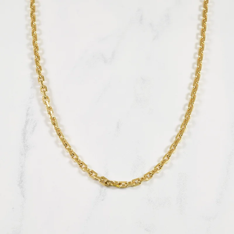 10k Yellow Gold Curb Chain | 20" |